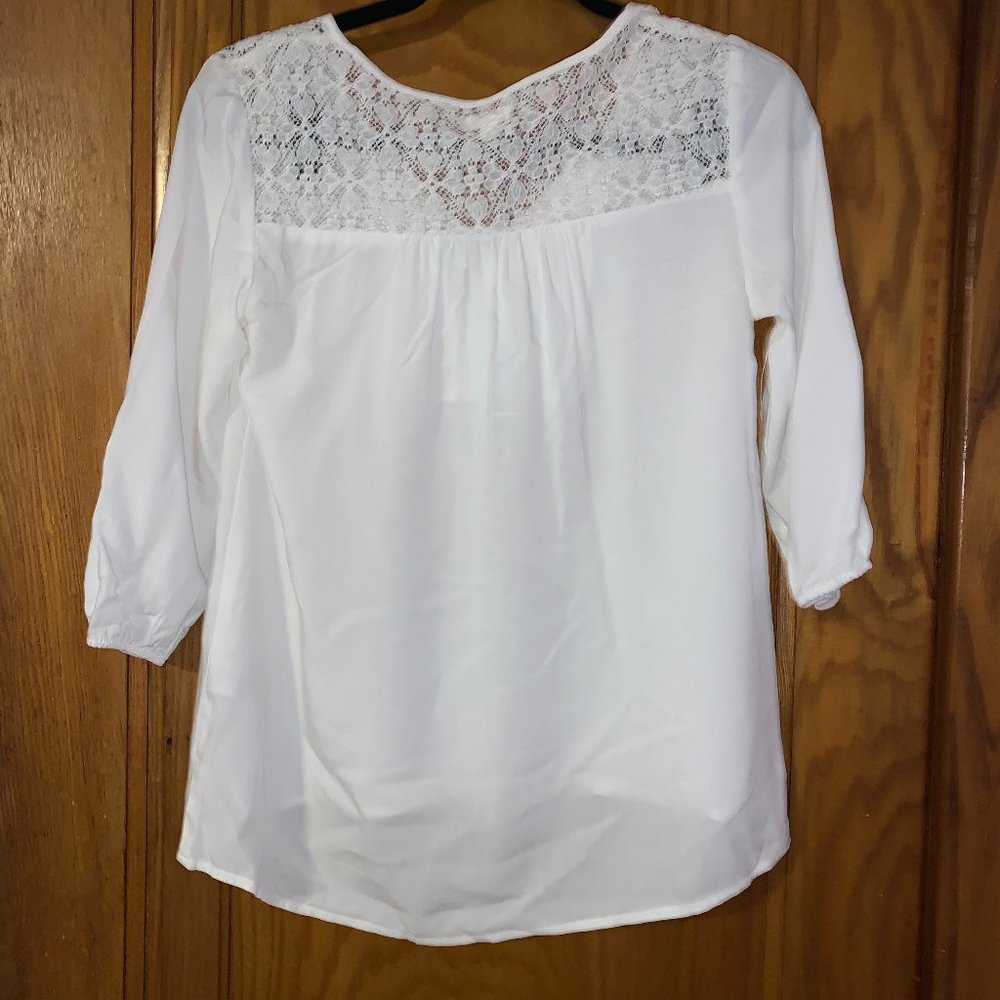 3/4 sleeve women's dress shirt